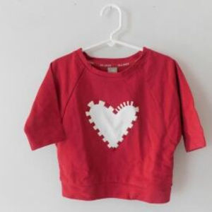 Hallmark  Infant Red Candy Heart Sweater